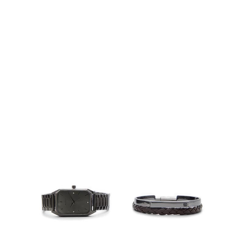 Mirelath Men's Watch Set - Black