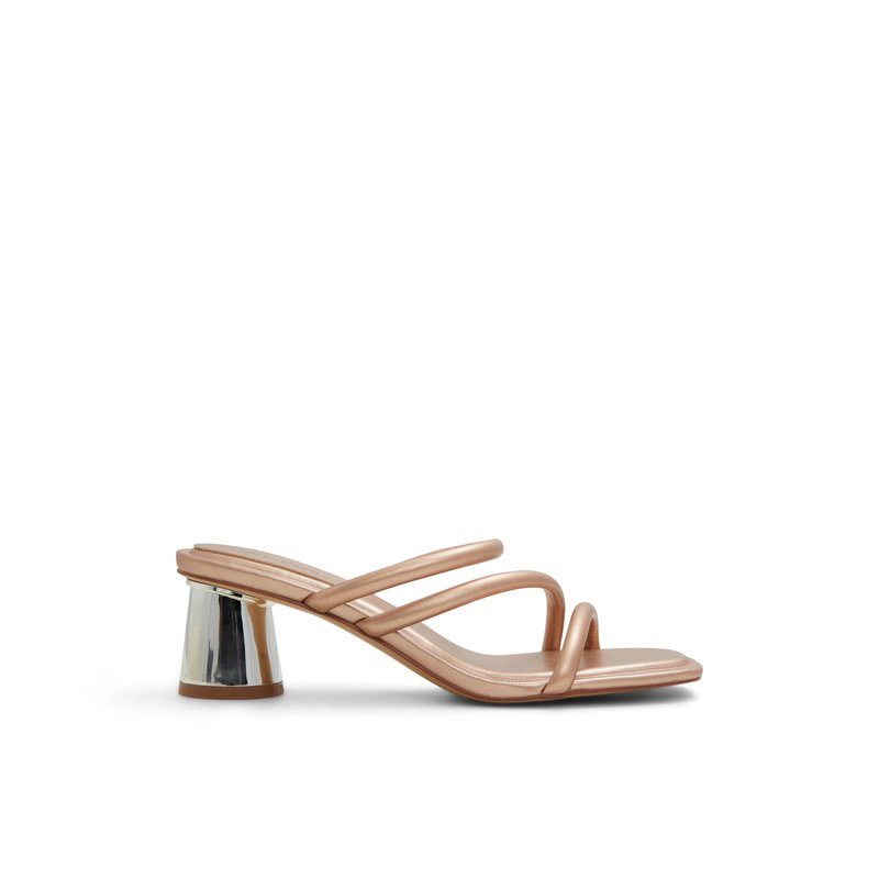 Edawen Women's Heeled Sandals - Rose Gold