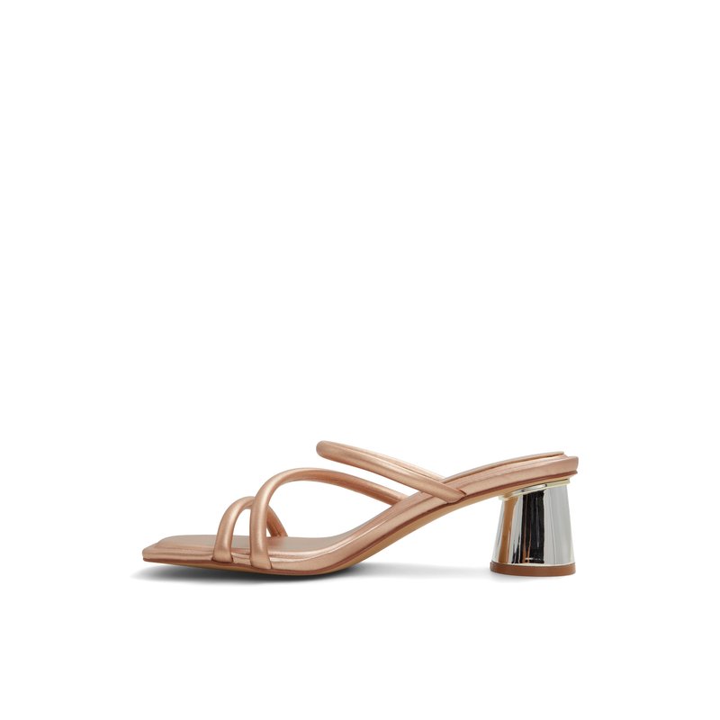Edawen Women's Heeled Sandals - Rose Gold