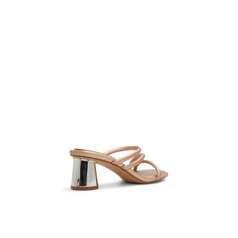 Edawen Women's Heeled Sandals - Rose Gold