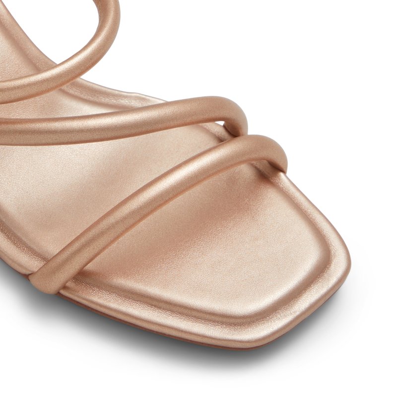 Edawen Women's Heeled Sandals - Rose Gold