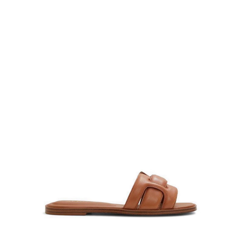 Elenaa Women's Flat Sandals - Medium Brown