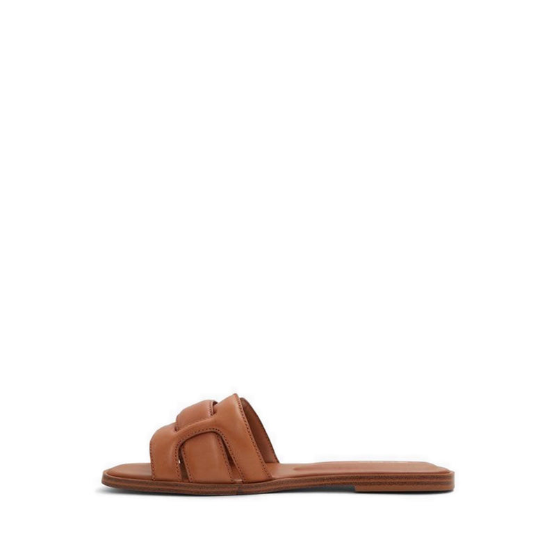 Elenaa Women's Flat Sandals - Medium Brown