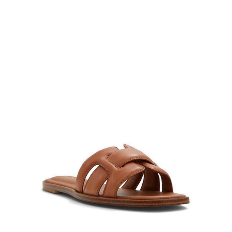 Elenaa Women's Flat Sandals - Medium Brown