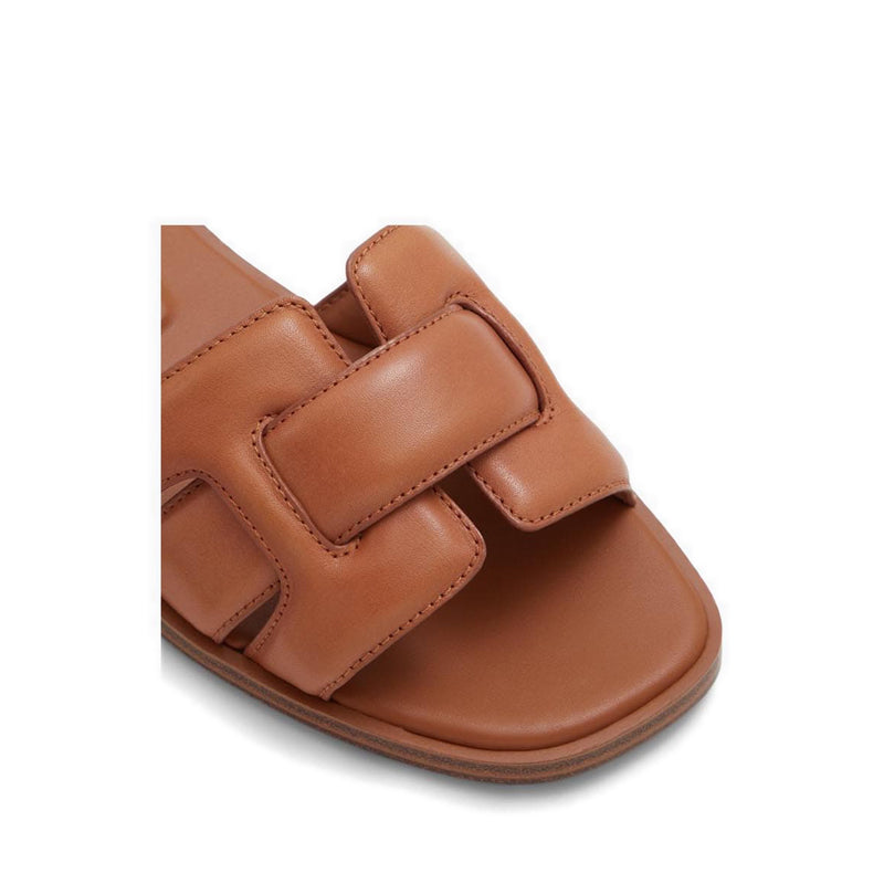 Elenaa Women's Flat Sandals - Medium Brown