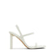 Okurra Women's Heeled Sandals- White