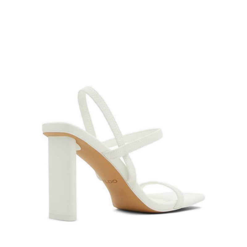 Okurra Women's Heeled Sandals- White