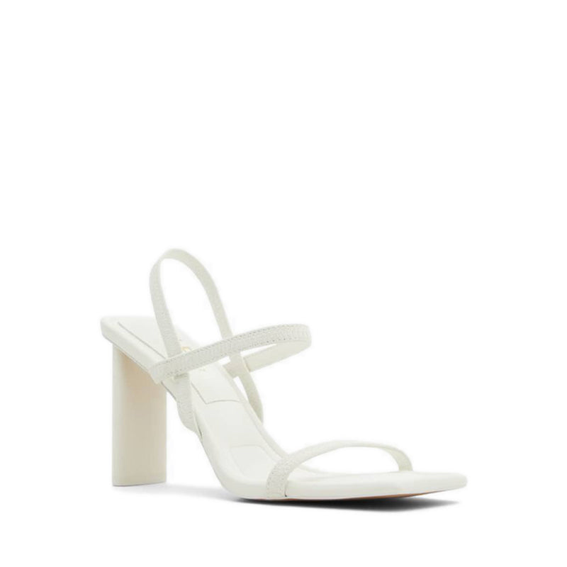 Okurra Women's Heeled Sandals- White
