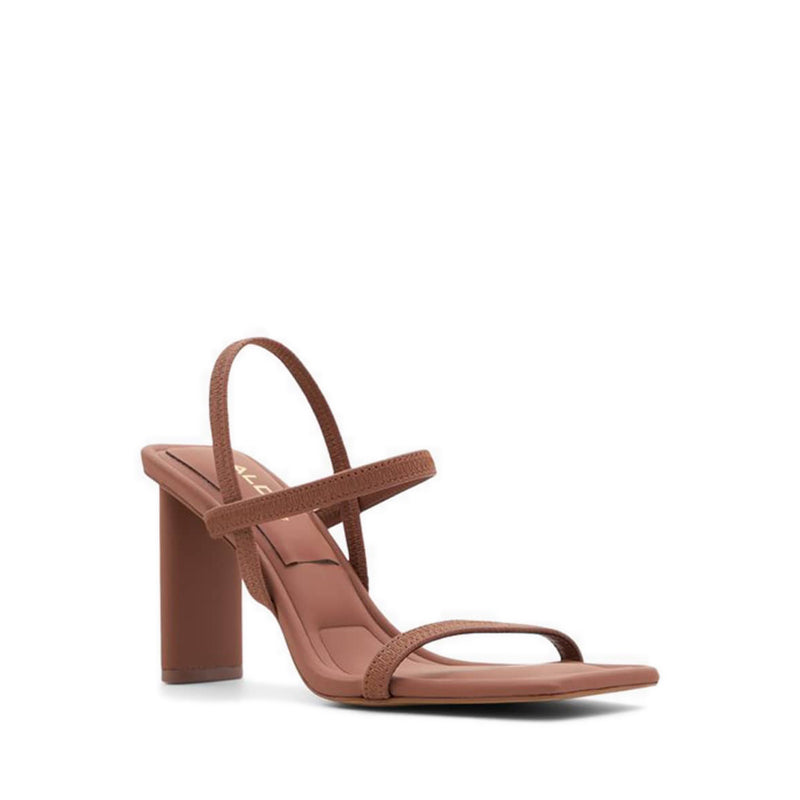 Okurra Women's Heeled Sandals- Rust