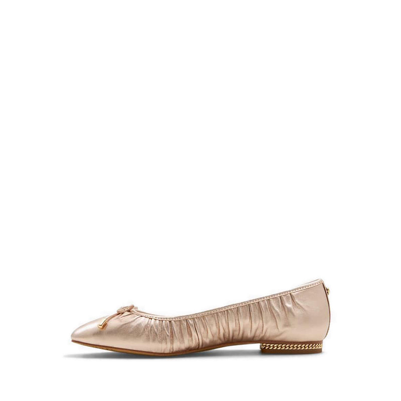 Eclya Women's Flat Ballerinas - Rose Gold