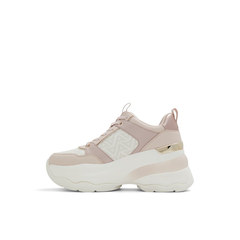 Iconimax Women's Wedges - Open Pink