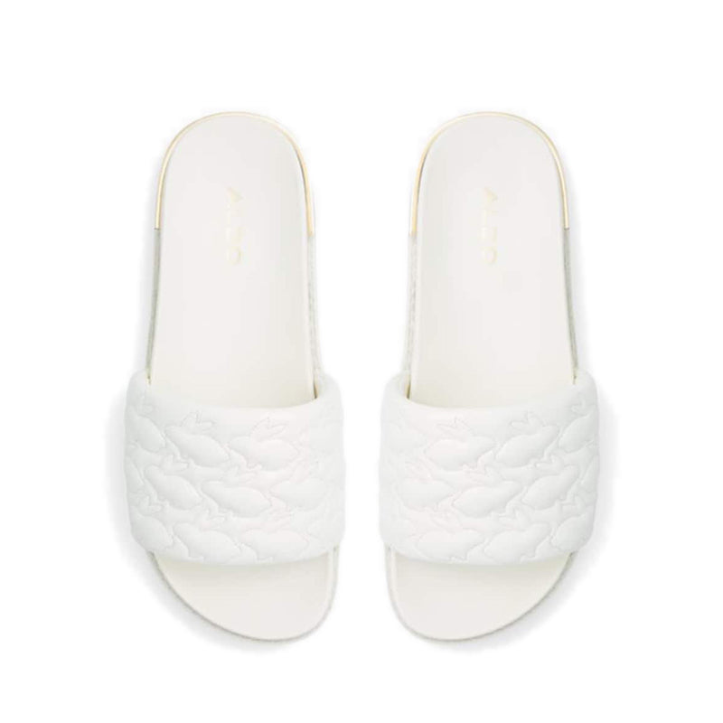 Hopslide Women's Flat Sandals - White