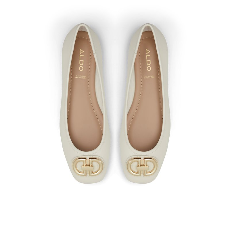 Courbe Women's Ballerinas - White