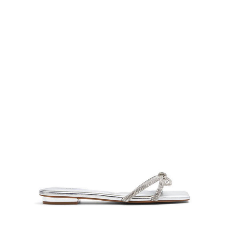 Glimmera Women's Flat Sandals - Silver