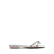 Glimmera Women's Flat Sandals - Silver
