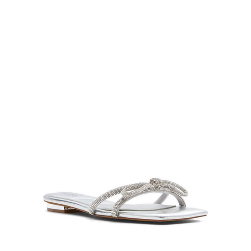 Glimmera Women's Flat Sandals - Silver