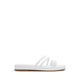 Aledeclya Women's Flat Sandals - White