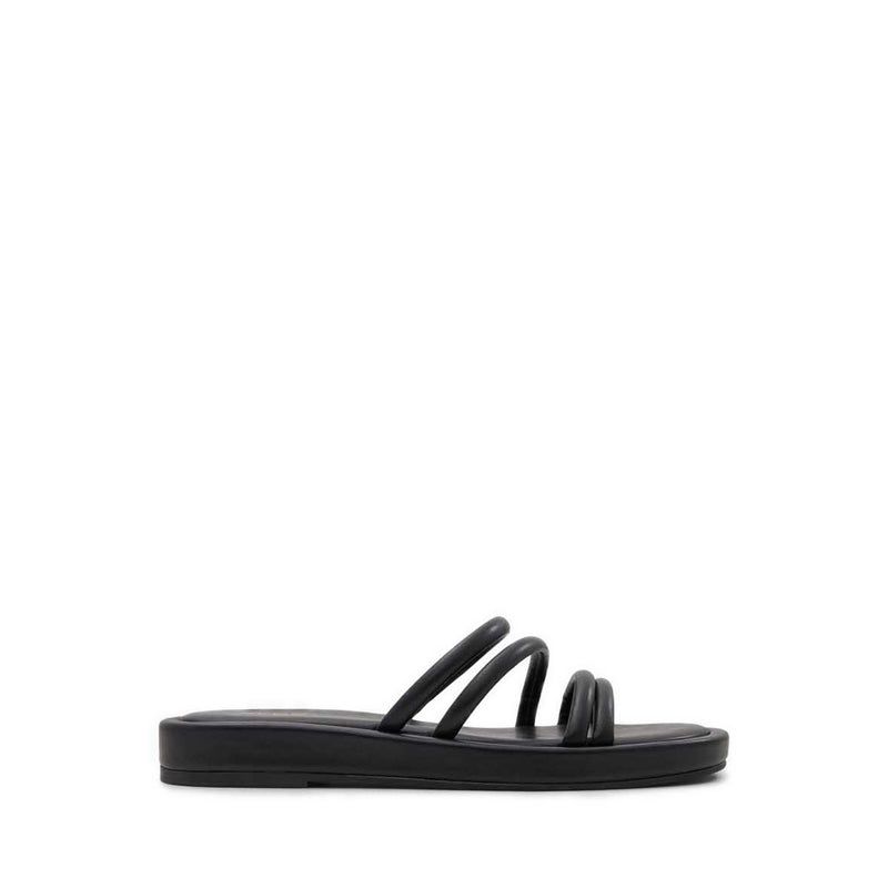 Aledeclya Women's Flat Sandals - Black