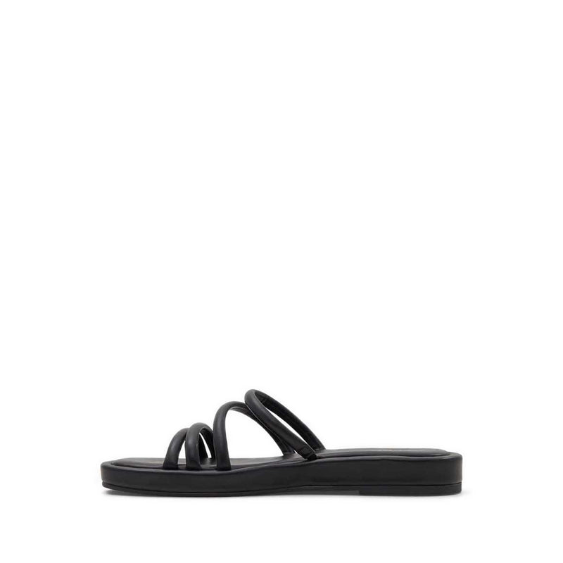 Aledeclya Women's Flat Sandals - Black