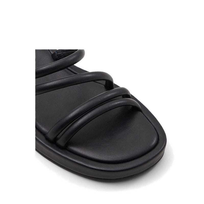 Aledeclya Women's Flat Sandals - Black