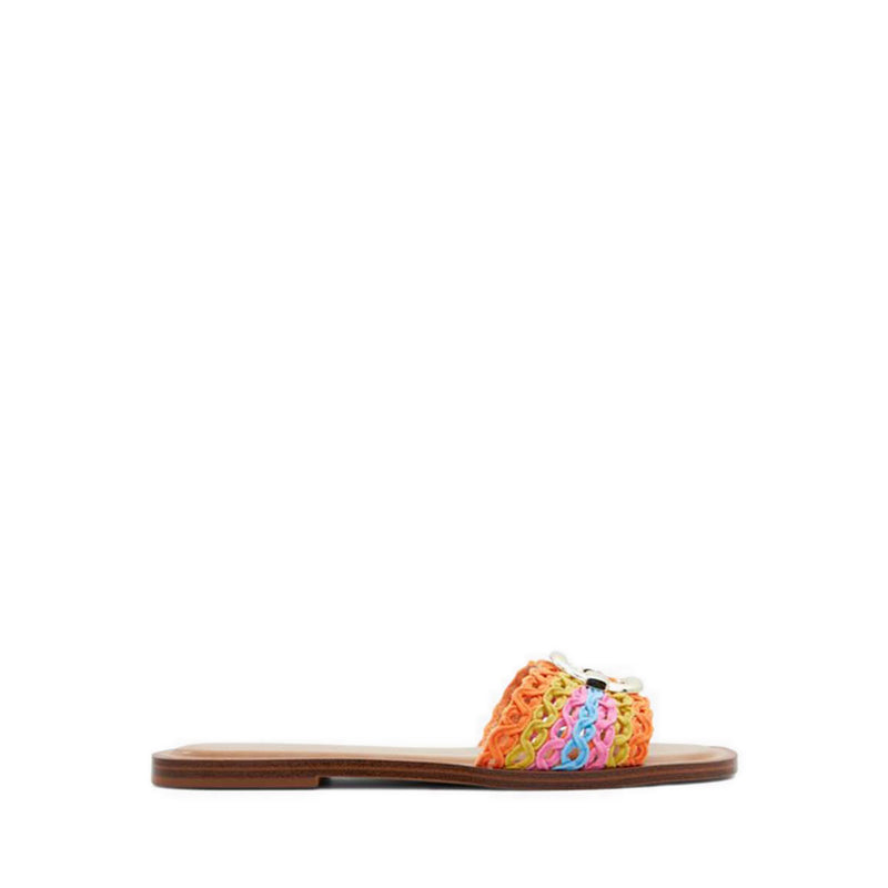 Glaeswen Women's Flat Sandals -  Orange