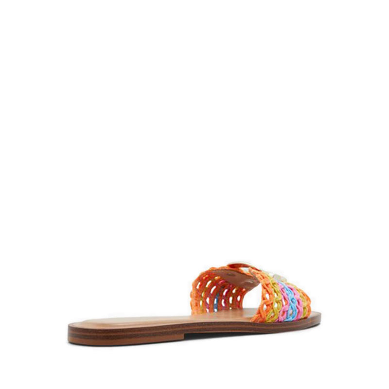 Glaeswen Women's Flat Sandals -  Orange