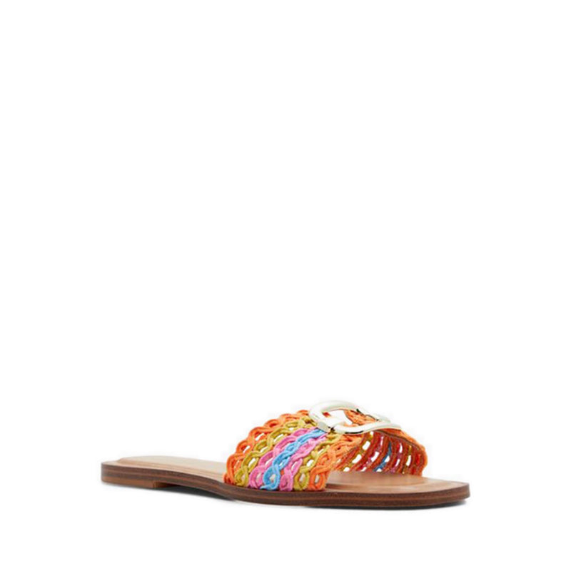 Glaeswen Women's Flat Sandals -  Orange