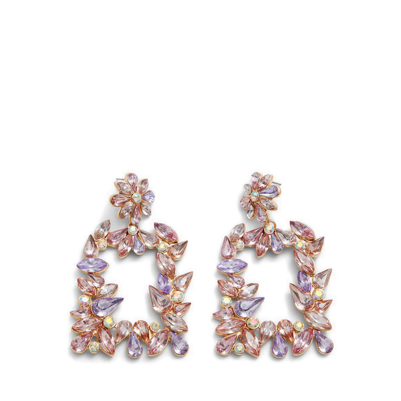 Gerron Women's Chandelier Earrings - Light Pink