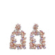 Gerron Women's Chandelier Earrings - Light Pink
