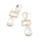 Maberley Women's Pendant Earrings - Gold-Clear Multi