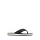 Taj Men's Thong Flat Sandals - Black