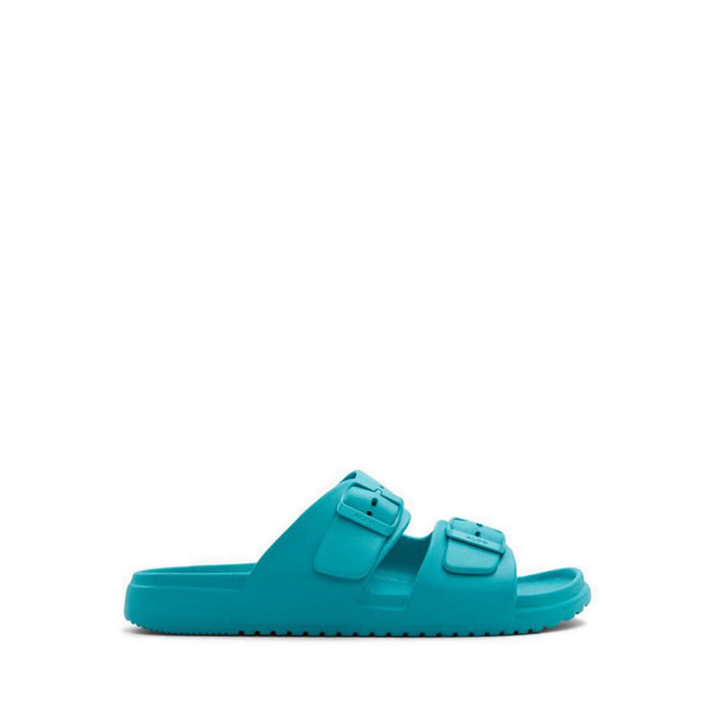 Hideo Men's Flat Sandals- Turquoise