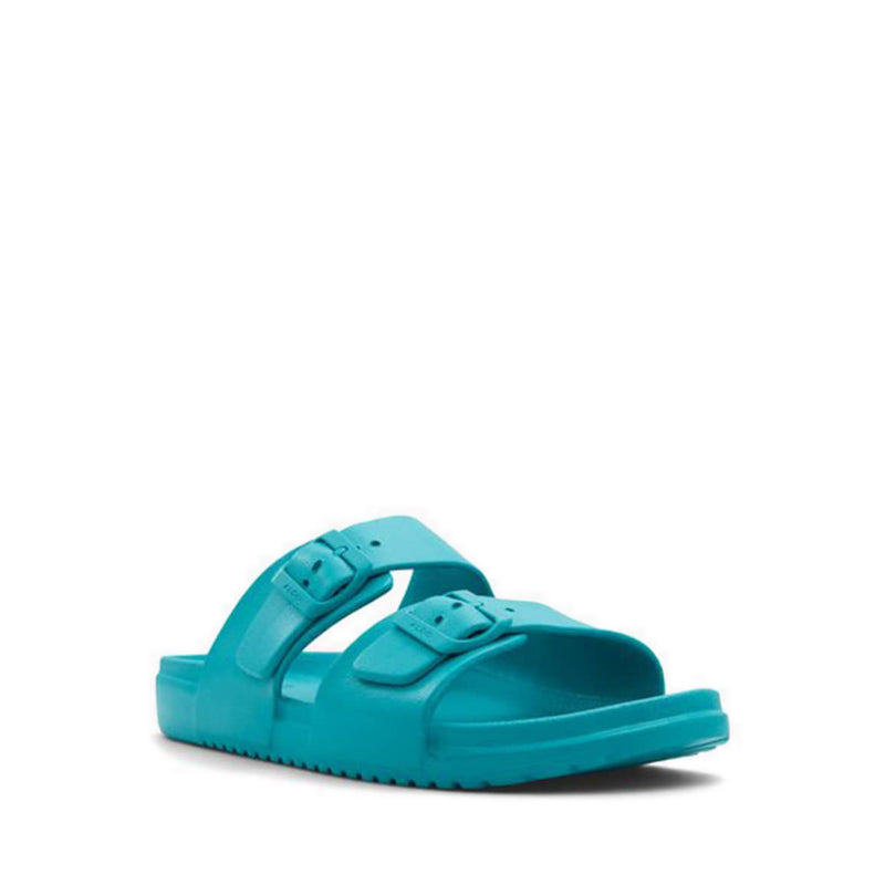 Hideo Men's Flat Sandals- Turquoise