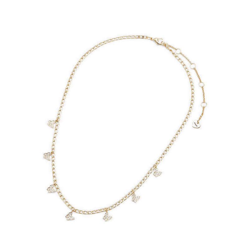 Seagate Women's Necklace - Gold-Clear Multi