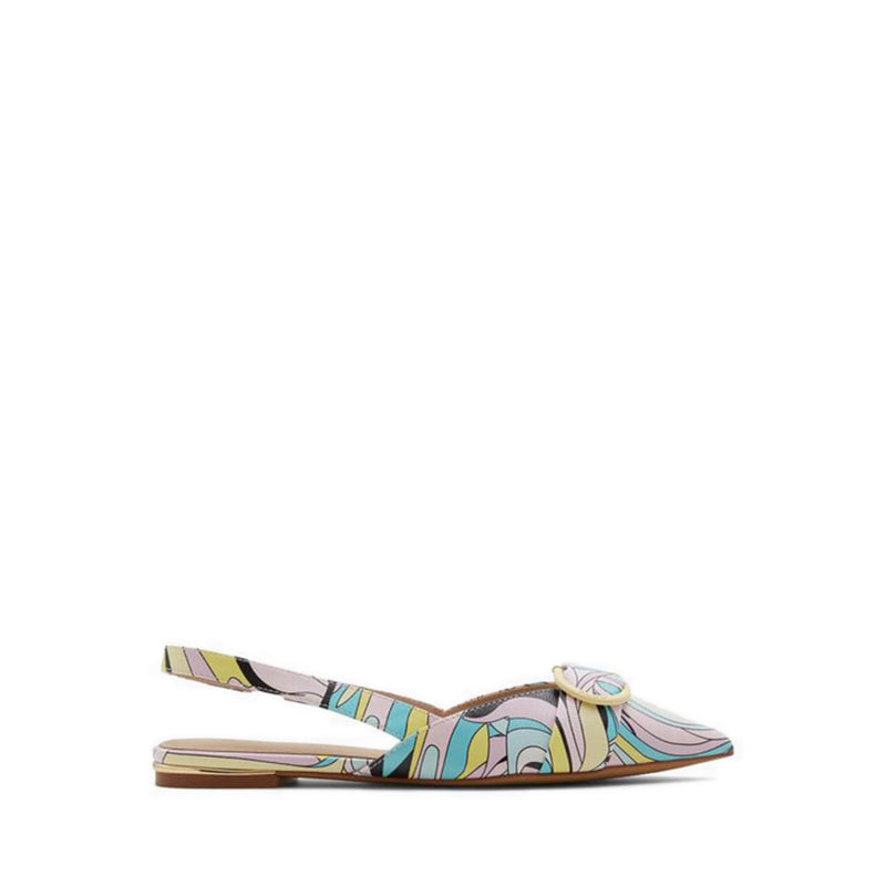 Tozi Women's Slingback Flats - Pastel Multi