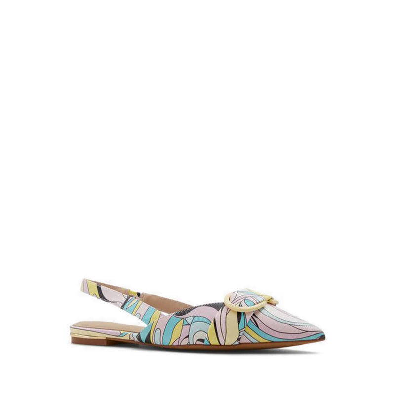 Tozi Women's Slingback Flats - Pastel Multi