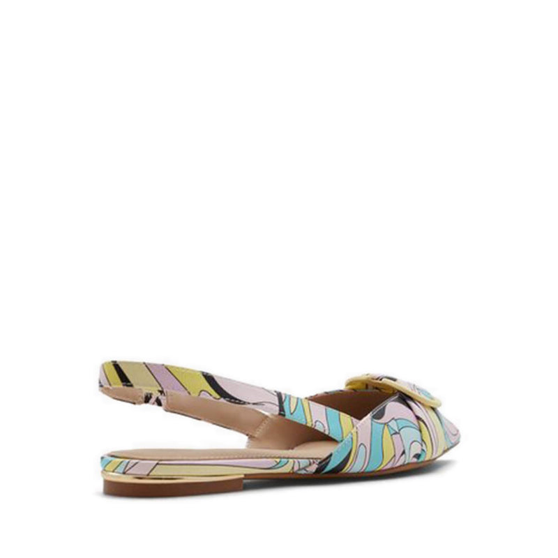 Tozi Women's Slingback Flats - Pastel Multi