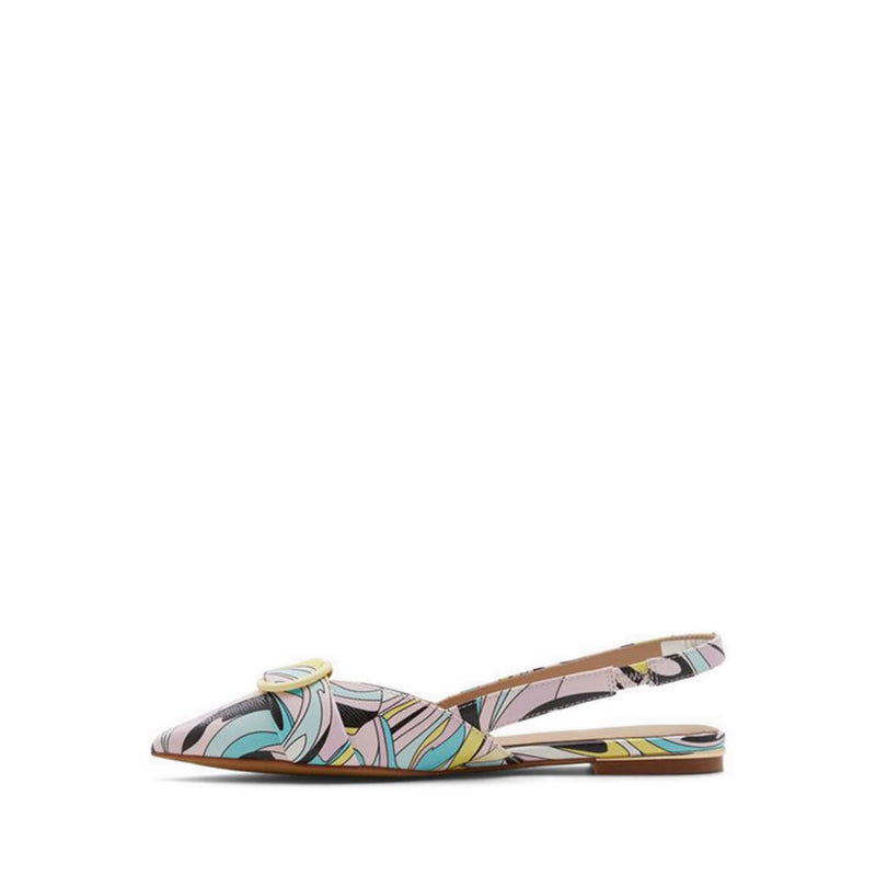 Tozi Women's Slingback Flats - Pastel Multi
