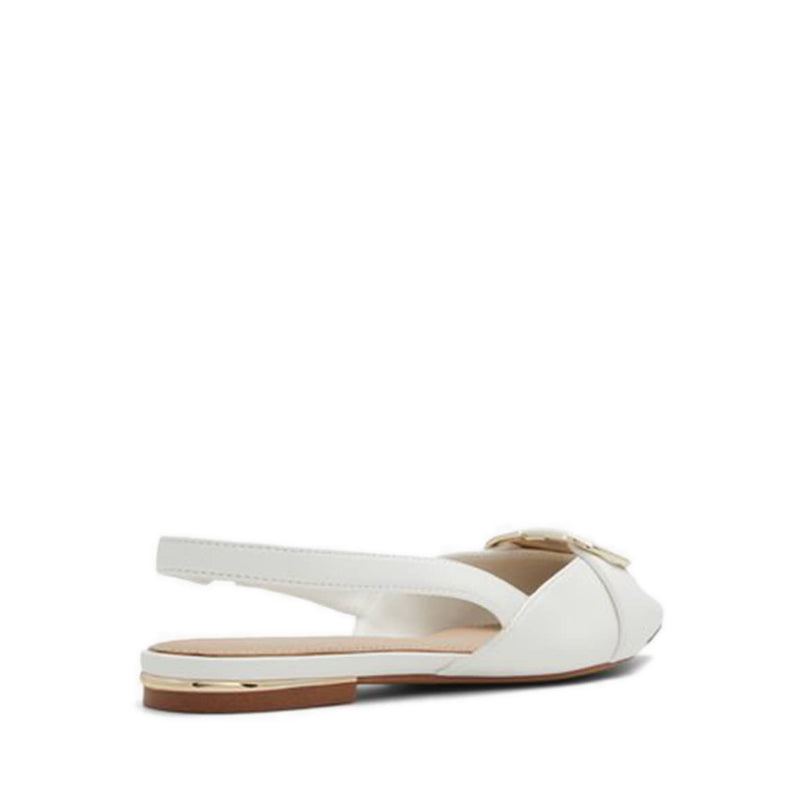 Tozi Women's Slingback Flats - White