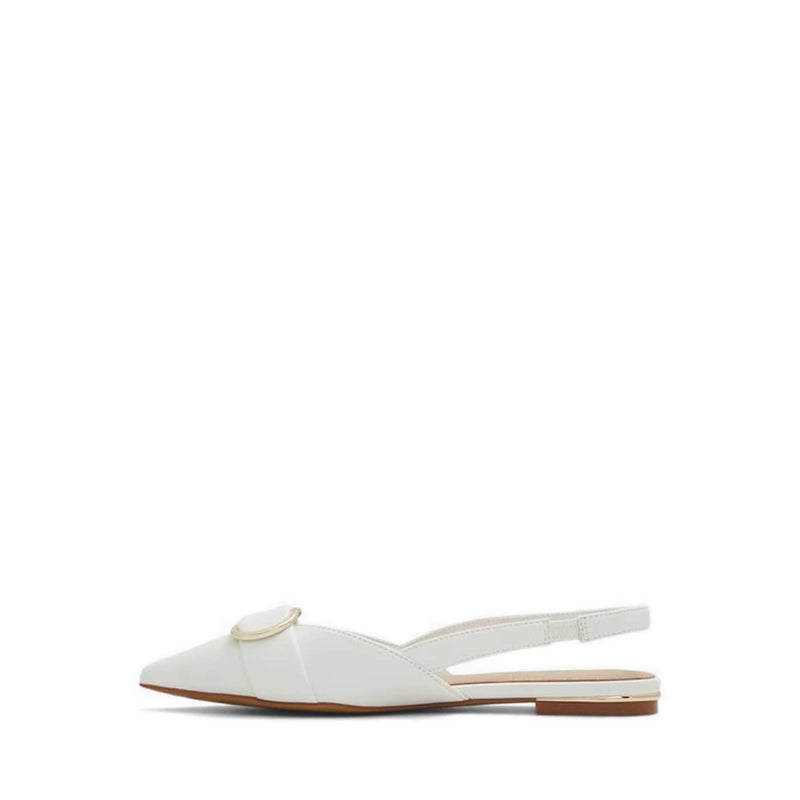 Tozi Women's Slingback Flats - White