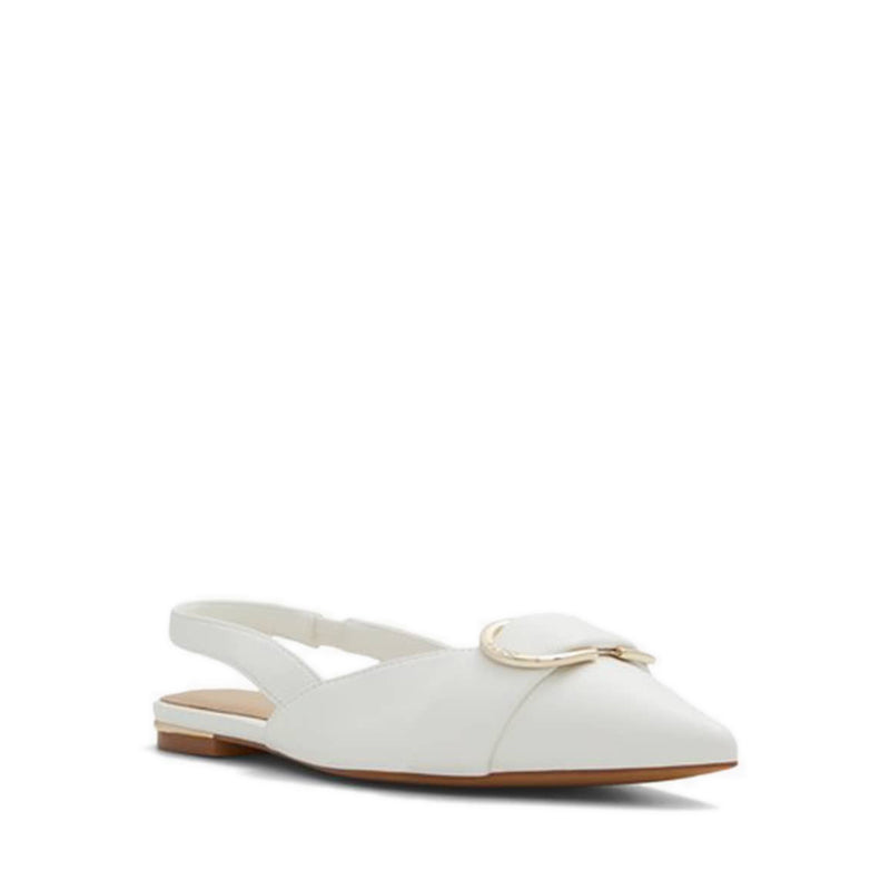 Tozi Women's Slingback Flats - White