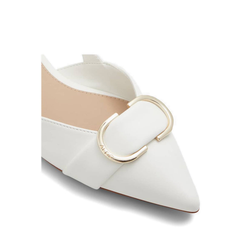 Tozi Women's Slingback Flats - White
