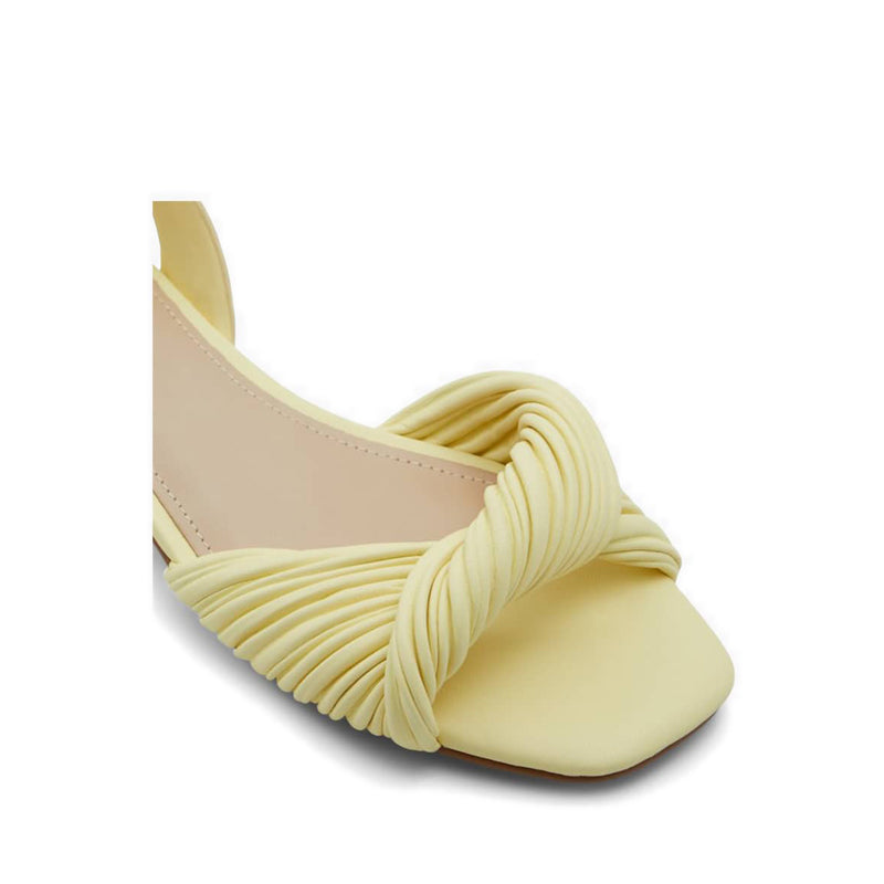 Nabila Women's Flat Sandals - Light Yellow