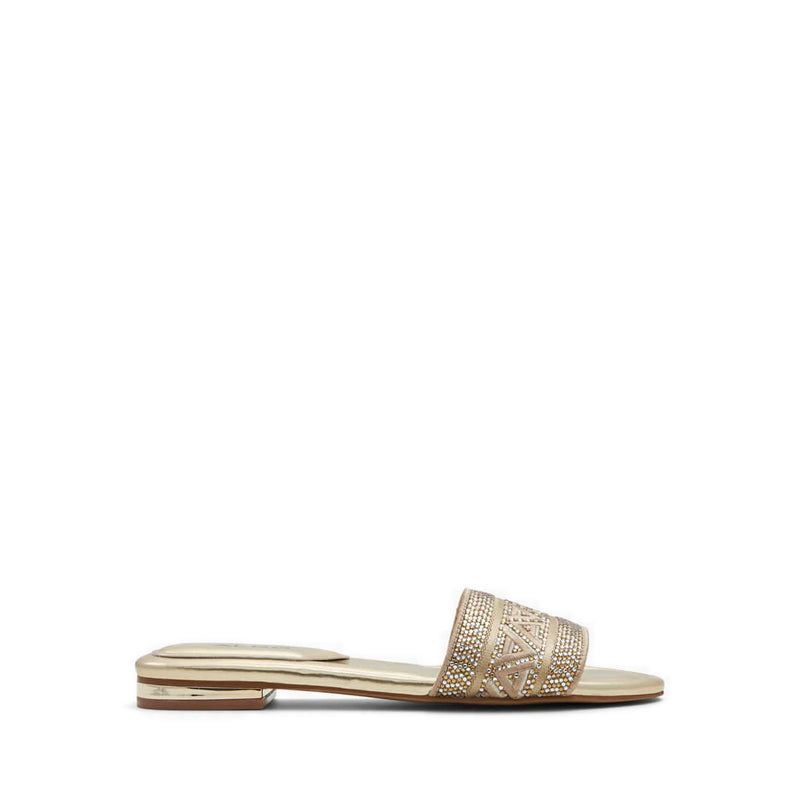 Ghalia Women's Flat Sandals - Champagne