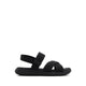 Kev Men's Flat Sandals - Black