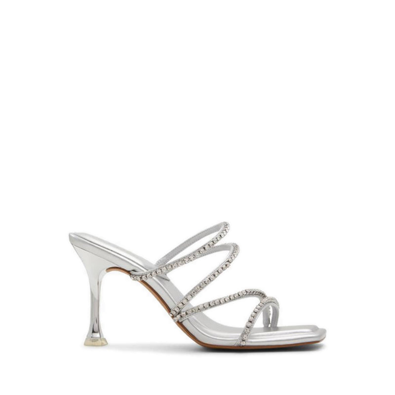 Astaya Women's Heeled Sandals - Silver