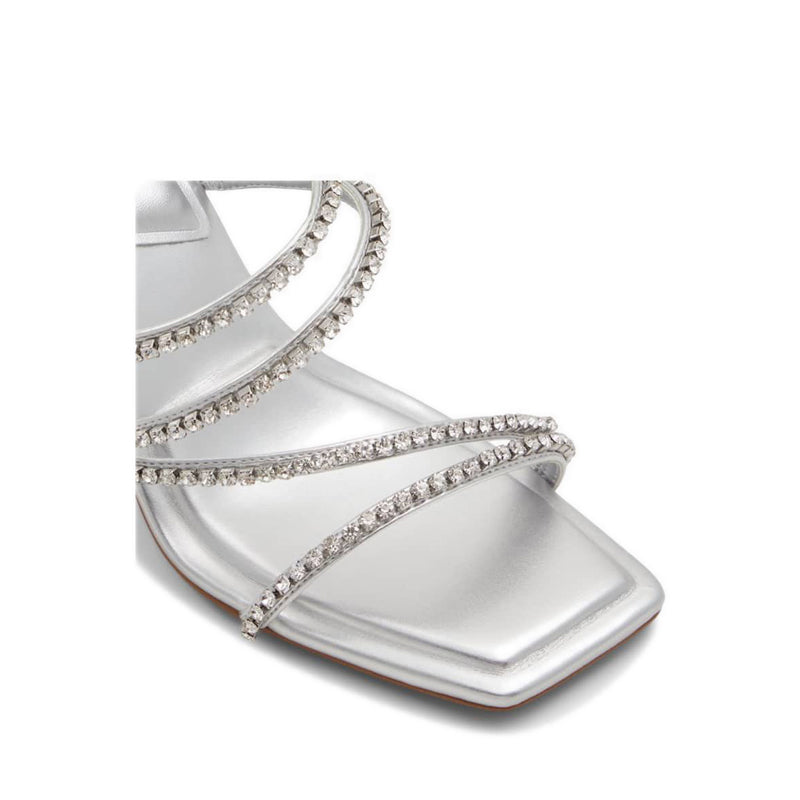 Astaya Women's Heeled Sandals - Silver