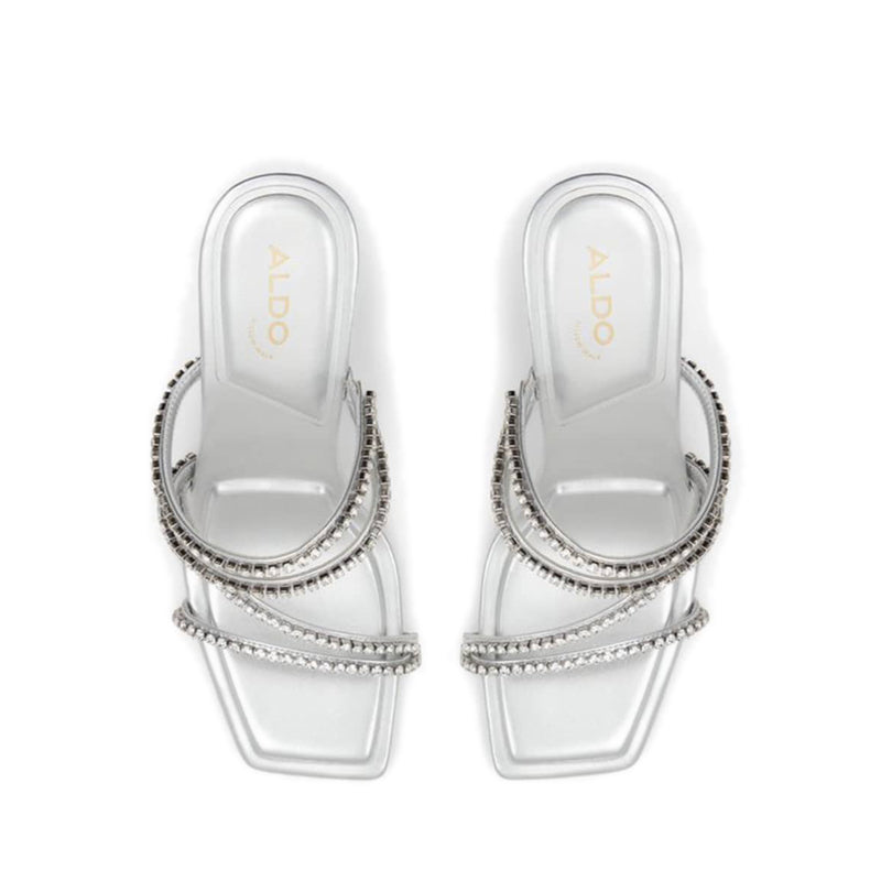 Astaya Women's Heeled Sandals - Silver