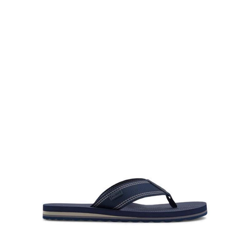 Burges Flat Sandals - Navy