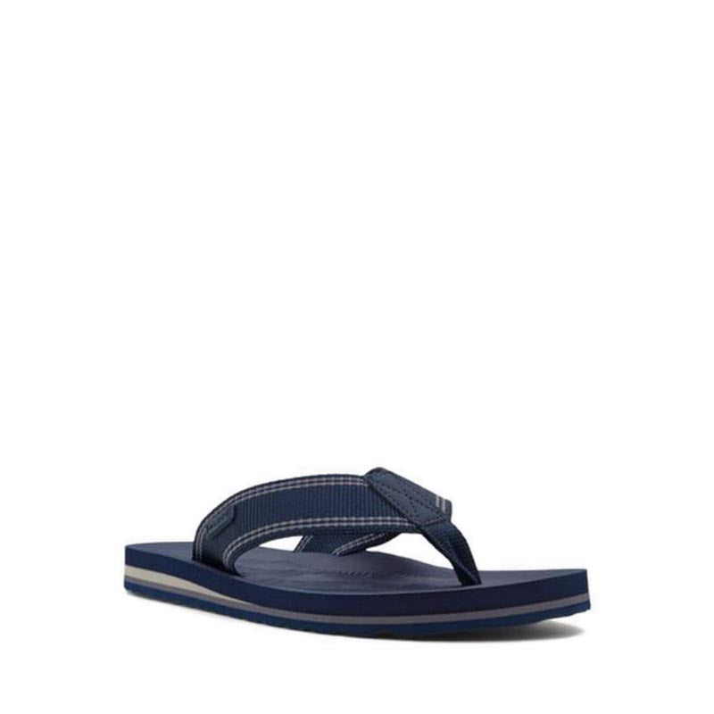 Burges Flat Sandals - Navy